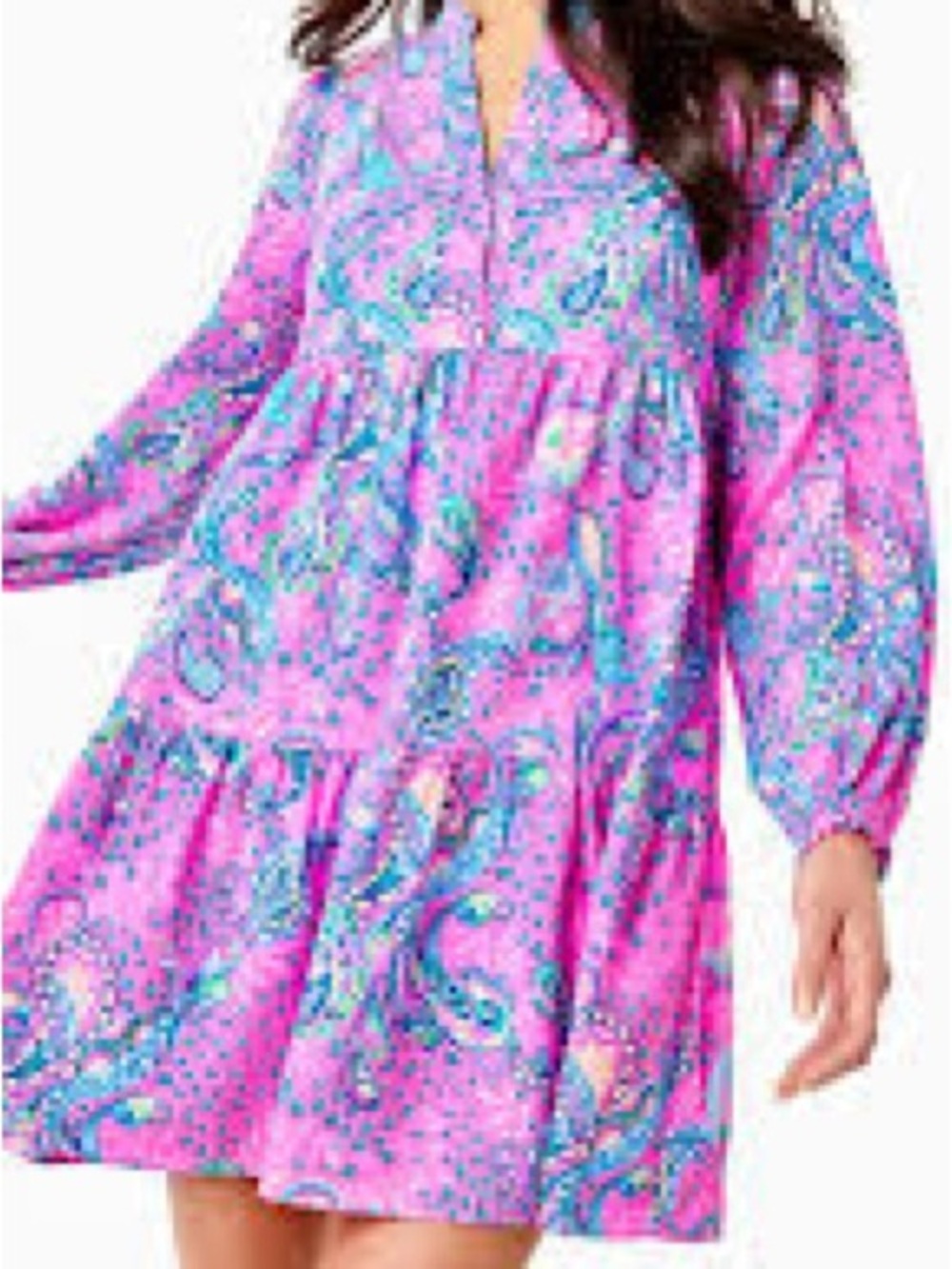 TODAY OLLY $ 72🎈NWOT Lilly Pulitzer Dress Stretch Strut Your Stuff Plumeria